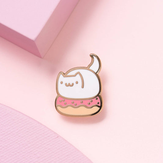 Donut Cat Enamel Pin